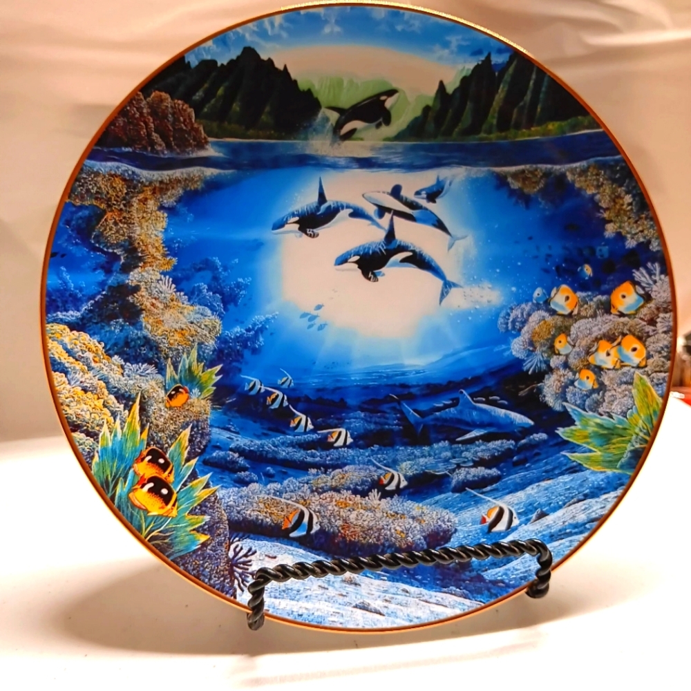 Danbury Mint Sunlit Glow The  Paradise Collection New